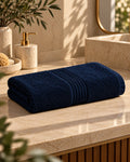 TAMARA.textile | Egyptian Cotton Bath Towel ( Navy)