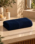 TAMARA.textile | Egyptian Cotton Hand Towel ( Navy)